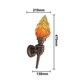 TorchGlow – Industrielle Wandleuchte