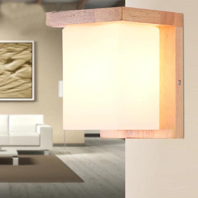 HinokiFlex – Wandleuchte aus Holz