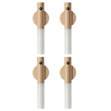 LumiWood – Wiederaufladbares LED Nachtlicht mit Bewegungssensor, USB & Magnetischer Wandhalterung