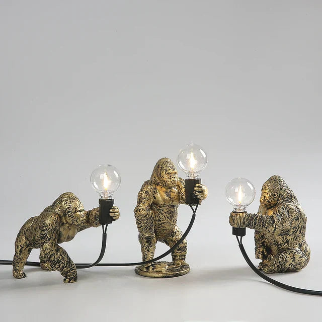 GorillaLux - Gorilla Tischlampe
