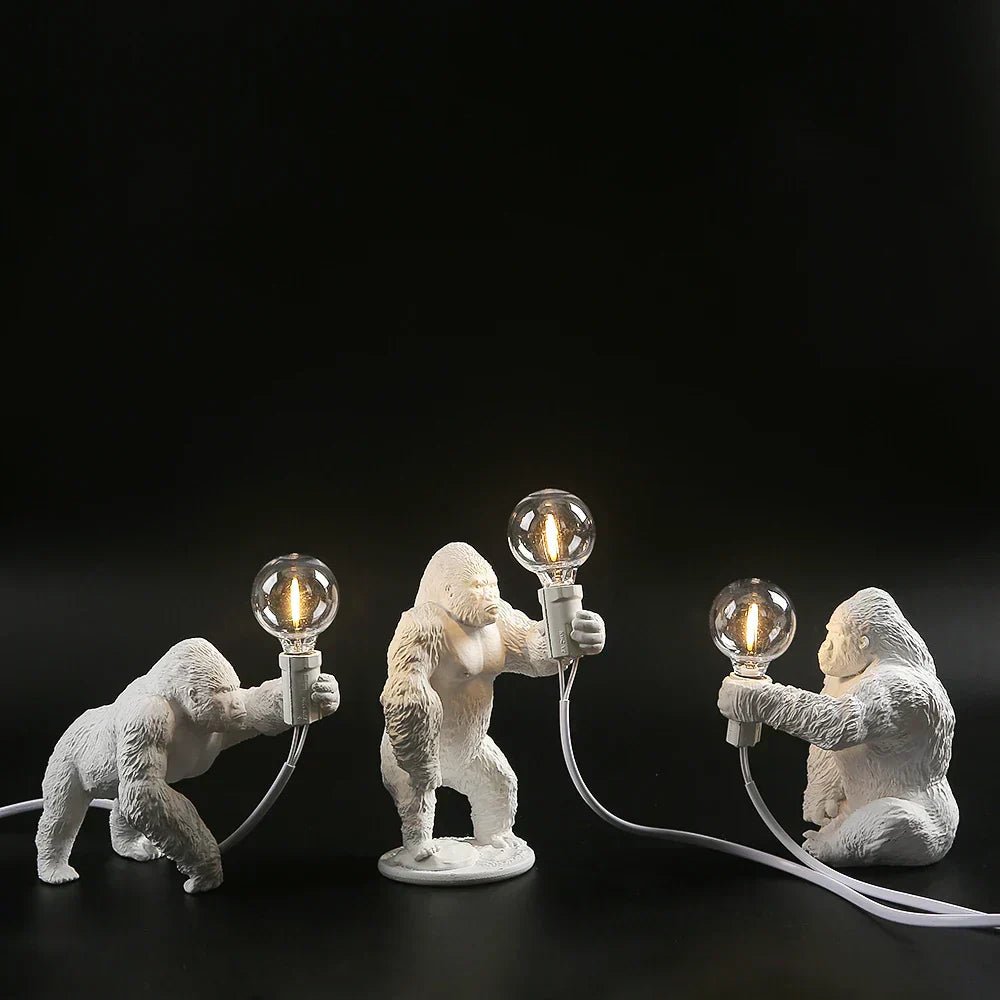 GorillaLux - Gorilla Tischlampe