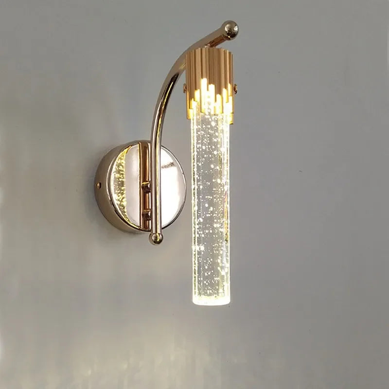 CrystalGlow – Kristall-Wandleuchte Modern