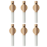 LumiWood – Wiederaufladbares LED Nachtlicht mit Bewegungssensor, USB & Magnetischer Wandhalterung