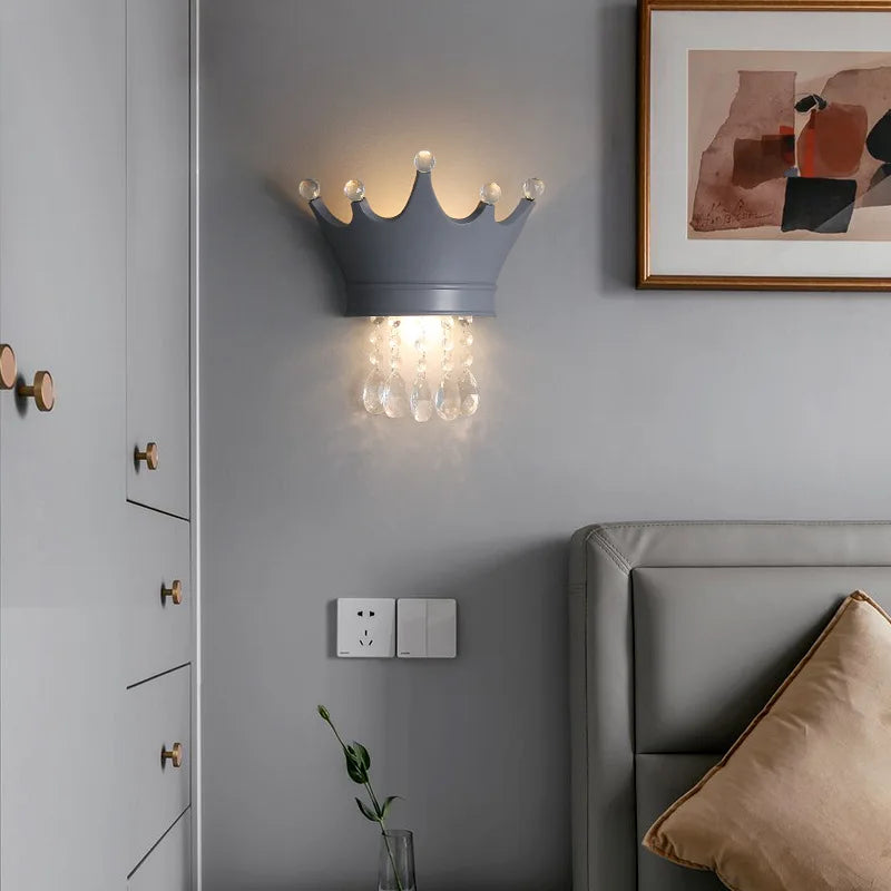 RoyalGlow – Kristall Kronen-Wandleuchte