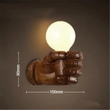 IndustrialGlow – Metall Wandleuchte