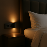 AuriLight Plug-In – Dimmbares LED Nachtlicht Warmweiß mit Dämmerungssensor