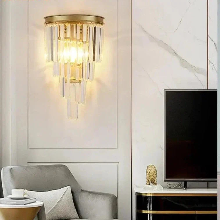 CrystalLuxe – Kristall Wandleuchte