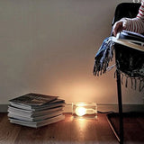 GlowCrystal - Transparente Tischlampe