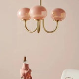 MarshmallowHome – Glas Kronleuchter Rosa