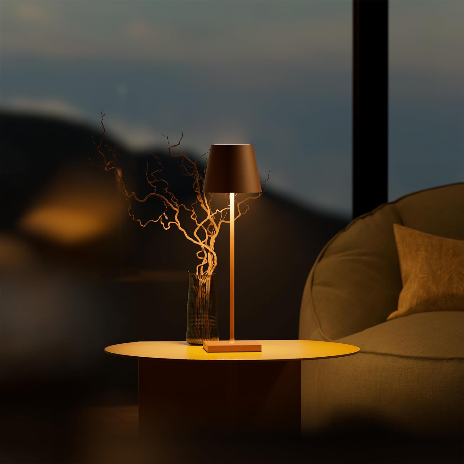 Luminoir – Lange dimmbare Tischlampe
