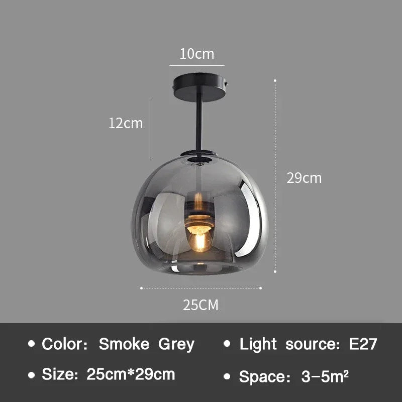 PureLicht – Glas-Deckenlampe