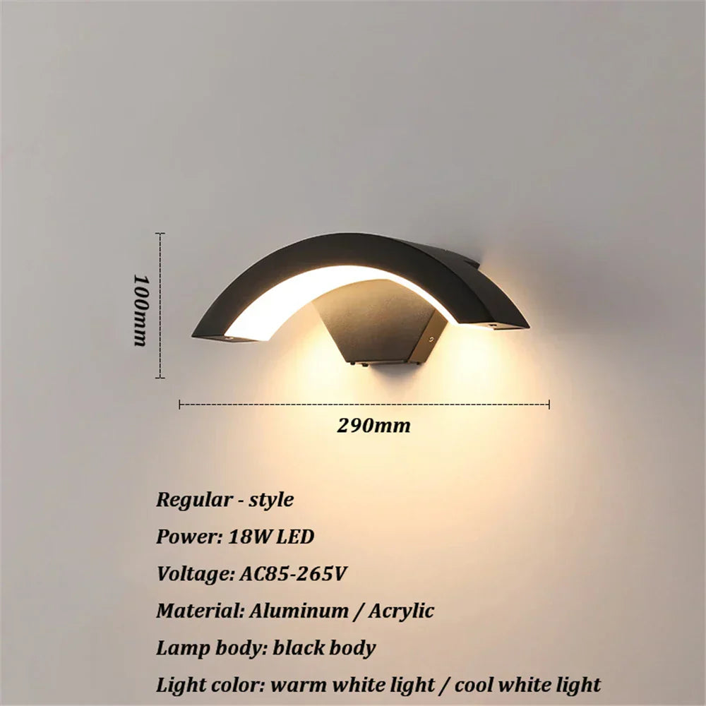 LichtBeeld - Außenwandleuchte