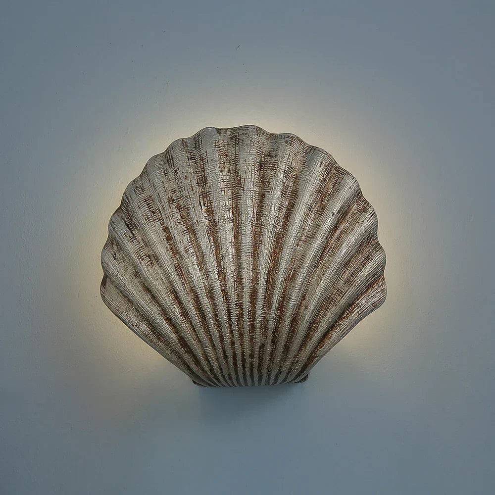 CoastalGlow – Muschel Wandleuchte
