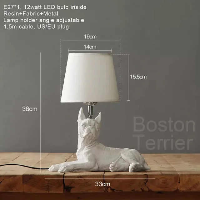 PupArt – Art Deco Welpenlampe