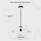 Luminoir – Minimalistische Glas-Hängelampe
