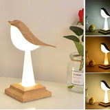 NatureGlow - Vogel Tischlampe