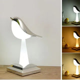 NatureGlow - Vogel Tischlampe