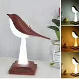 NatureGlow - Vogel Tischlampe