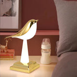 NatureGlow - Vogel Tischlampe