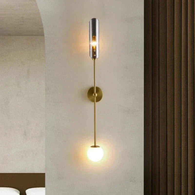 NordicGlow – LED-Wandleuchte aus Glas