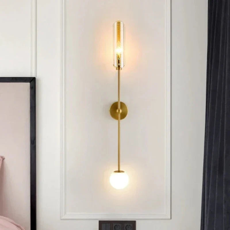 NordicGlow – LED-Wandleuchte aus Glas