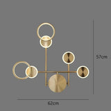 GlowCraft – LED Wandleuchte Gold