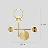 GlowCraft – LED Wandleuchte Gold