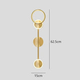 GlowCraft – LED Wandleuchte Gold