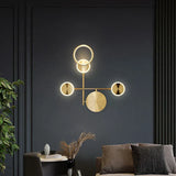 GlowCraft – LED Wandleuchte Gold