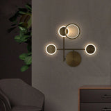 GlowCraft – LED Wandleuchte Gold