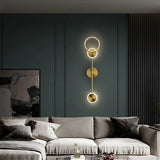 GlowCraft – LED Wandleuchte Gold