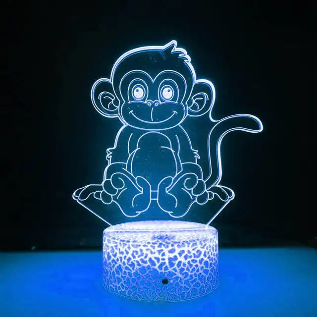 LumiMonkey – 3D LED Nachtlicht