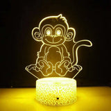 LumiMonkey – 3D LED Nachtlicht