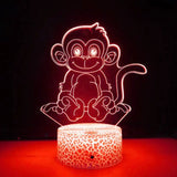 LumiMonkey – 3D LED Nachtlicht