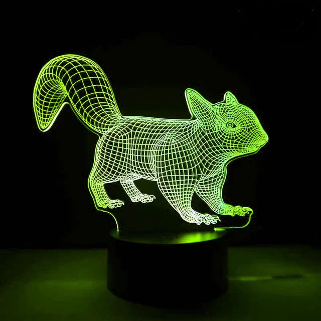 LumiFox – 3D LED Nachtlampe