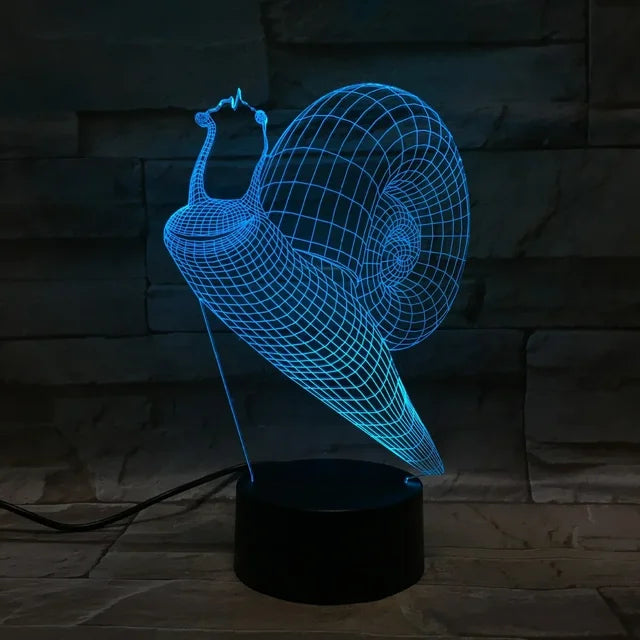 GlowSnail - 3D LED Nachtlampe