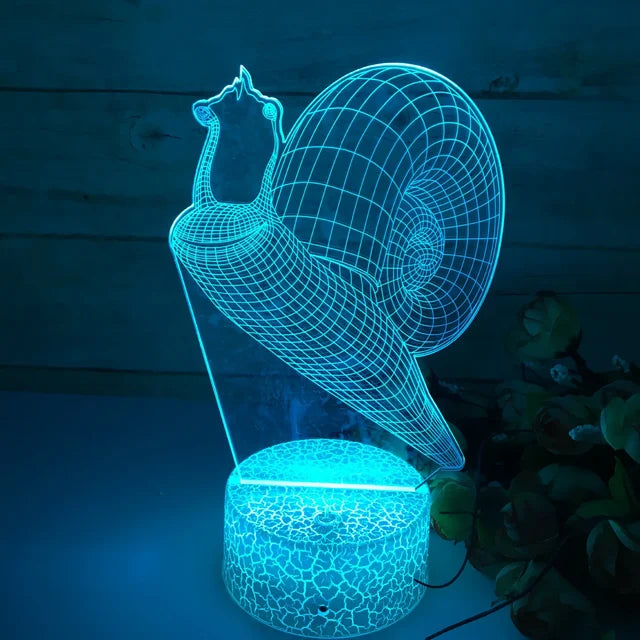 GlowSnail - 3D LED Nachtlampe
