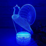 GlowSnail - 3D LED Nachtlampe