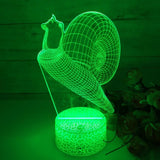 GlowSnail - 3D LED Nachtlampe