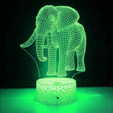 LumiElephant – 3D LED Nachtlampe