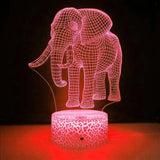 LumiElephant – 3D LED Nachtlampe