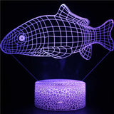 AquaGlow - 3D LED Nachtlampe