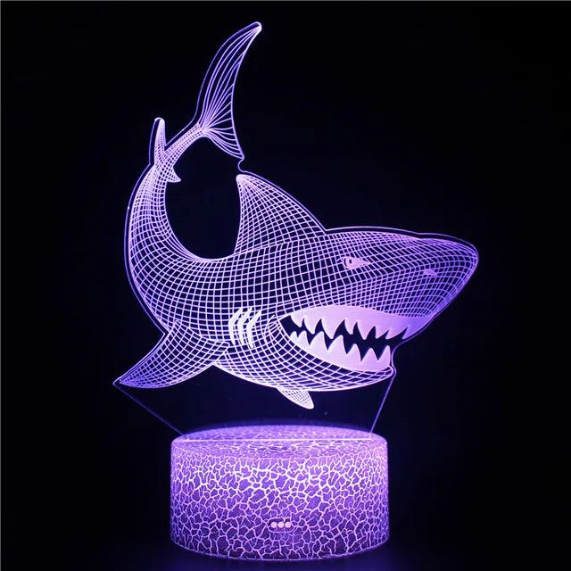 AquaGlow - 3D LED Nachtlampe