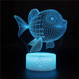 AquaGlow - 3D LED Nachtlampe