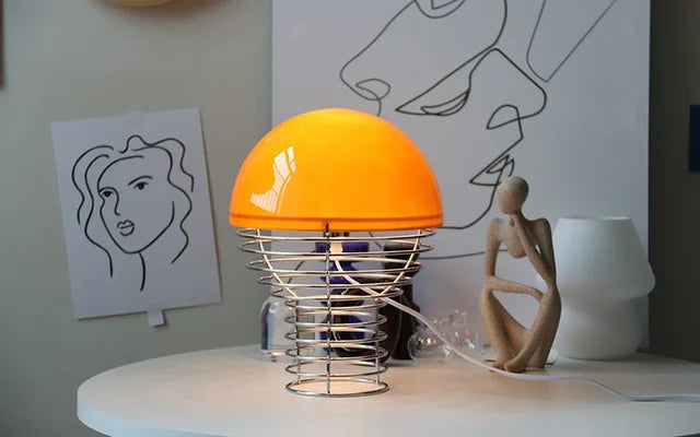 LumeSphere - Glas Keramik Tischlampe