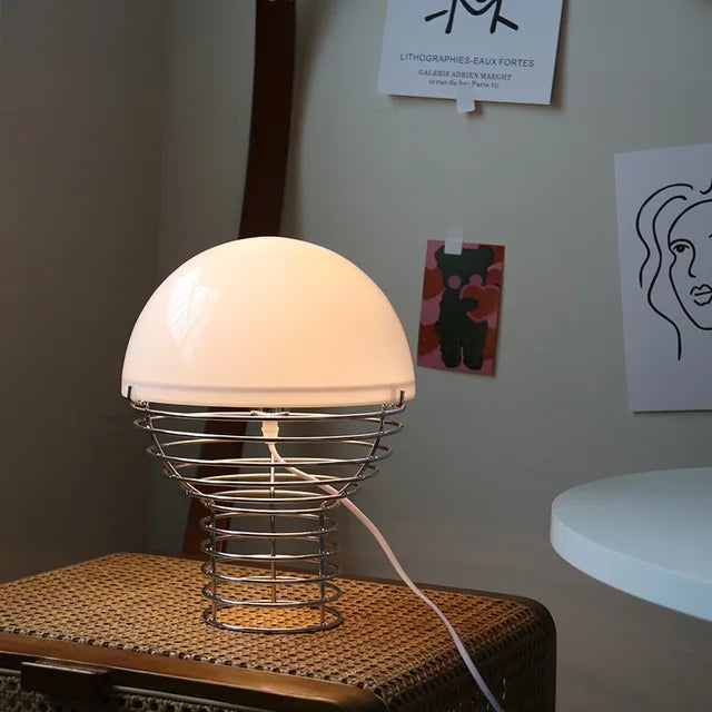 LumeSphere - Glas Keramik Tischlampe