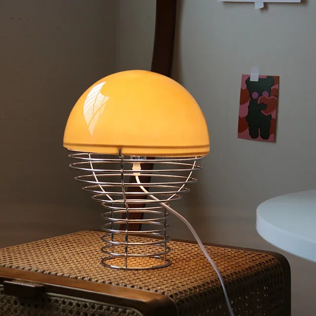LumeSphere - Glas Keramik Tischlampe