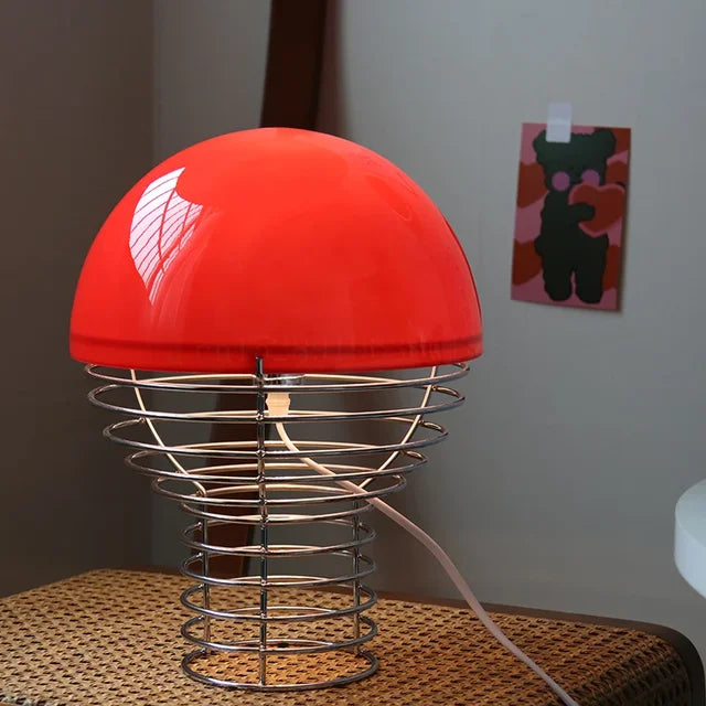 LumeSphere - Glas Keramik Tischlampe