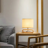 WoodLuxe - Holz Tischlampe