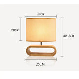 WoodLuxe - Holz Tischlampe